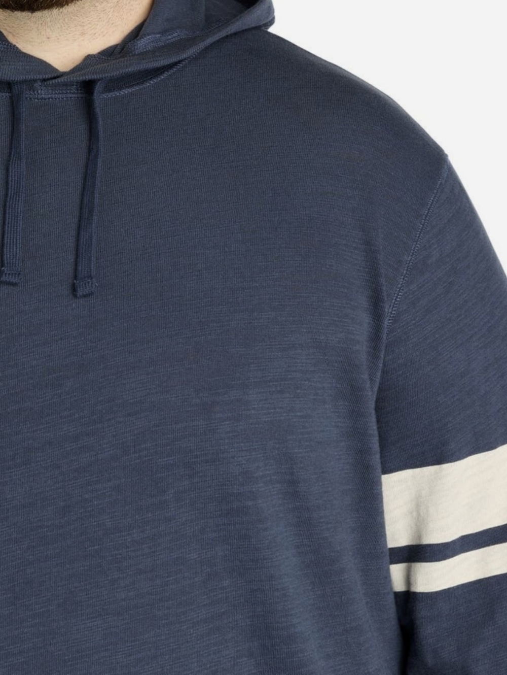 Faherty Big & Tall Sunwashed Striped Hoodie - Size 4X